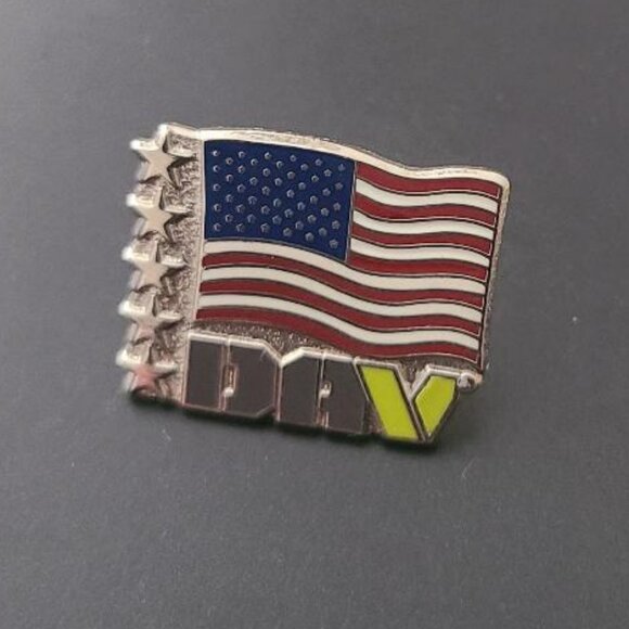 Dav | Accessories | Disabled American Veterans Usa Flag Lapel Pin Tie ...